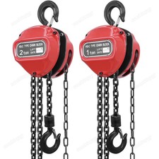 Kettenzug 1Ton-2Ton Flaschenzug Hebezug Seilzug Kran Kettenflaschenzug Kette