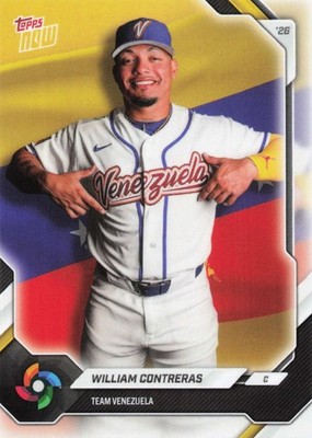 2026 Topps World Baseball Venezuela VEN03 William Contreras- 25 Cents Shipping!