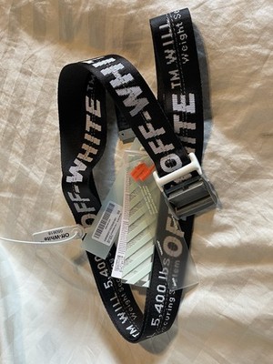 Off White Exclusive Industrial Black Belt (T19) Very Rare