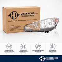 Hauptscheinwerfer Rechts Diederichs 4235180 FÜR Peugeot Frontscheinwerfer