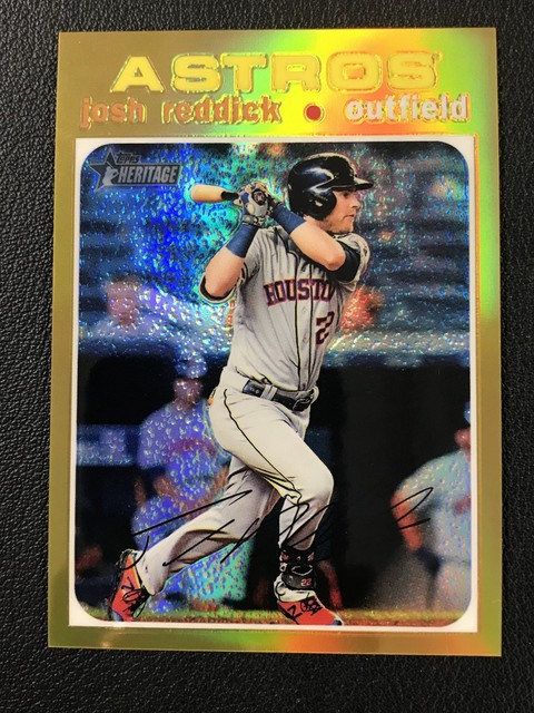 2020 Topps Heritage Chrome #THC-18 Josh Reddick Astros Gold Refractor /5 SSP