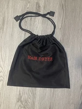 Hotel Bag Tote Hair Blow Dryer straightener storage  Flat iron travel Hotel 12”