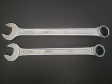 Vintage 1980's Indestro Combination Wrench Set of Two 12PT 3/4 & 13/16