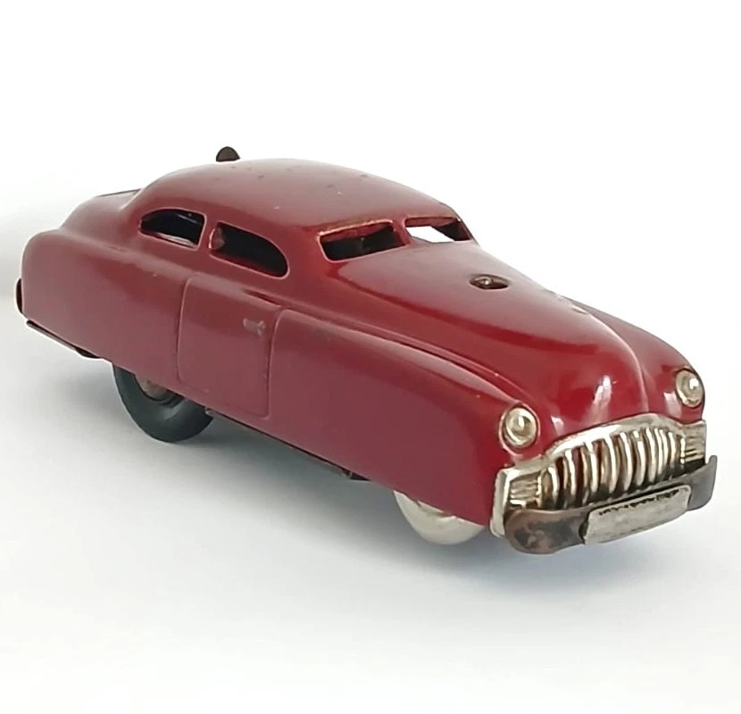 Schuco Blechspielzeug🚘Varianto-Limo 3041🚗1950er|Dunkelrot|Funktionsfähig - Bild 4 von 4