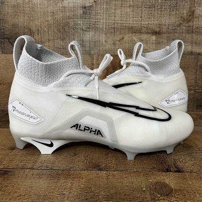 Nike Football Cleats Mens Size 13 White Black Alpha Menace Elite 3 DM1792 109