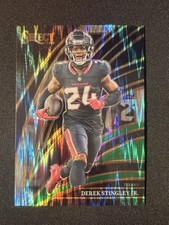 ⭐️🐵 Derek Stingley Jr. Black Green Shock Prizm 2025 Select Houston Texans