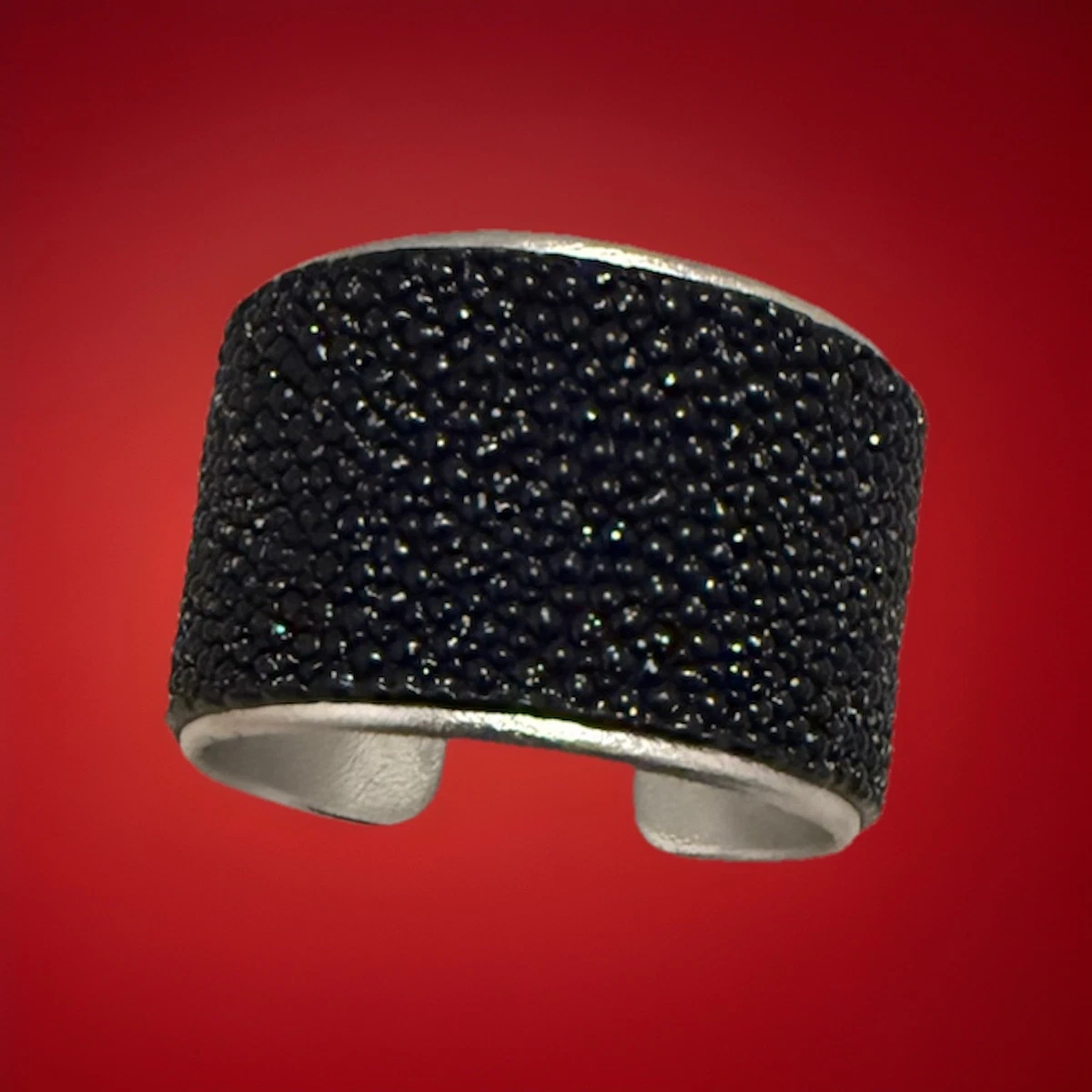Lema J Designs Stingray Bracelet Leather Cuff Original 1.5  display picture 1