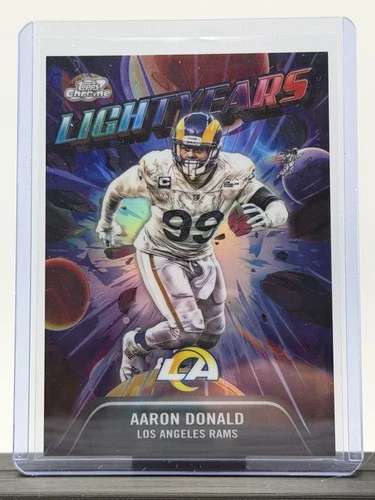 2025 Topps Cosmic Chrome Aaron Donald Base (RAW)
