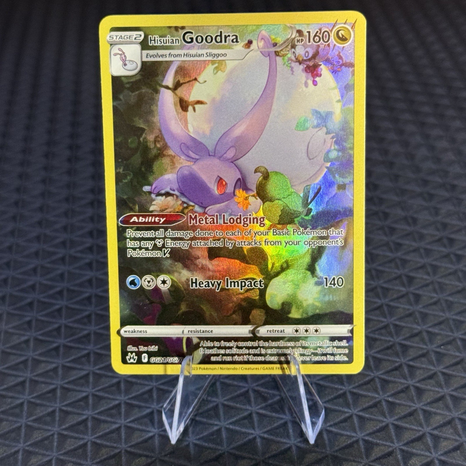 Hisuian Goodra GG21/GG70 Crown Zenith: Galarian Gallery Holo Pokemon TCG