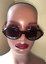 Vintage 1990s Versace Sunglasses MOD 486 COL 900 - Made in Italy - Y2K Shades