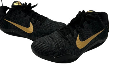 Nike Kobe 11 Elite Low 885003-994 Mens 9.5 Sneakers Cozy Gold