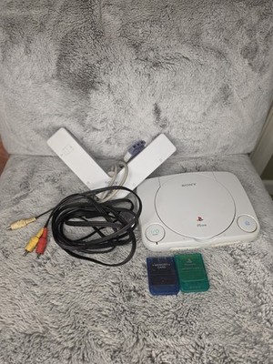 Sony PlayStation 1 PSOne PS1 Gray Console Gaming System SCPH-101 No Pwr Cable