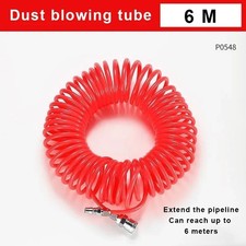 6M 1/4" Flexible Compressor Air Line Hose Recoil Coiled Europe Air Tool
