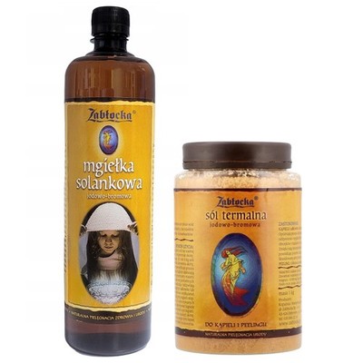 Thermalsalz Jod-Brom 1 kg + Salznebel 950 ml Zablocka
