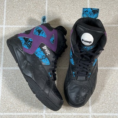 シューズ(男性用) Reebok BLACKTOP BATTLE GROUND Reebok Blacktop Battleground Pump Black/Purple Size 7 | eBay