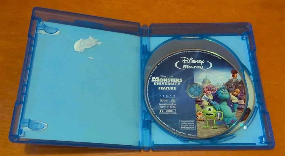 Monsters University Blu-ray Walt Disney Pixar Billy Crystal John Goodman - Image 3 of 4