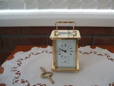 QUALITY MATTHEW NORMAN 1754 SWISS BRASS CARRIAGE CLOCK