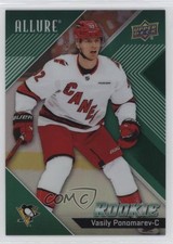 2024-25 Upper Deck Allure Rookies Green Rainbow 70/99 Vasily Ponomarev #117 sq1