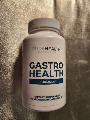 PureHealth Research GASTRO HEALTH FORMULA Indigestion & Heartburn Relief 90 CAPS