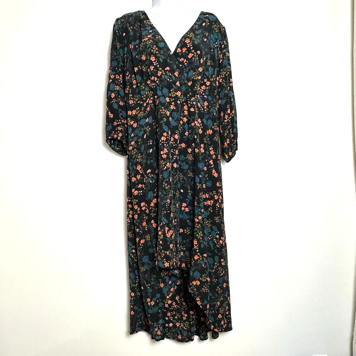 knee length dresses for ladies Dress Casual Maxi By Ava & Viv In Ivory, Size:2X