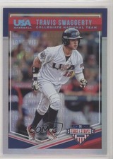 2018 USA Baseball Stars & Stripes Longevity Holo Foil 13/99 Travis Swaggerty 3wu
