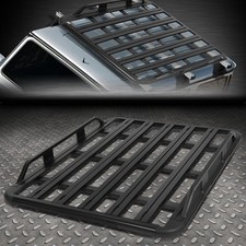 60x 48x 6aluminum Roof Rack Carsuv Cargo Bagluggage Carrier Basket Black