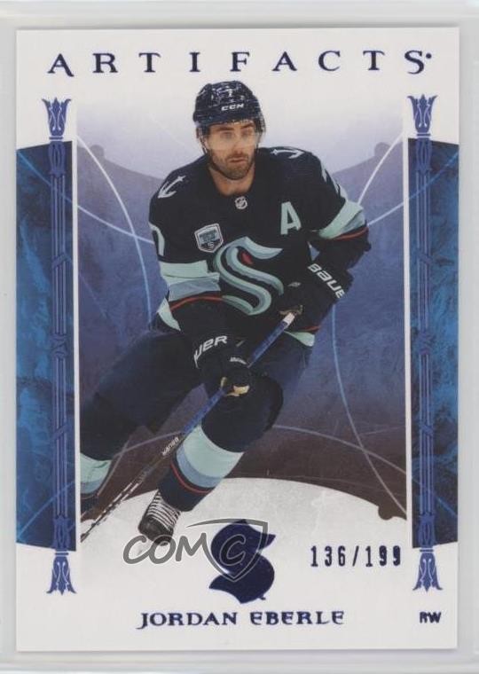 2022-23 Upper Deck Artifacts Royal Blue 136/199 Jordan Eberle #9 18jy