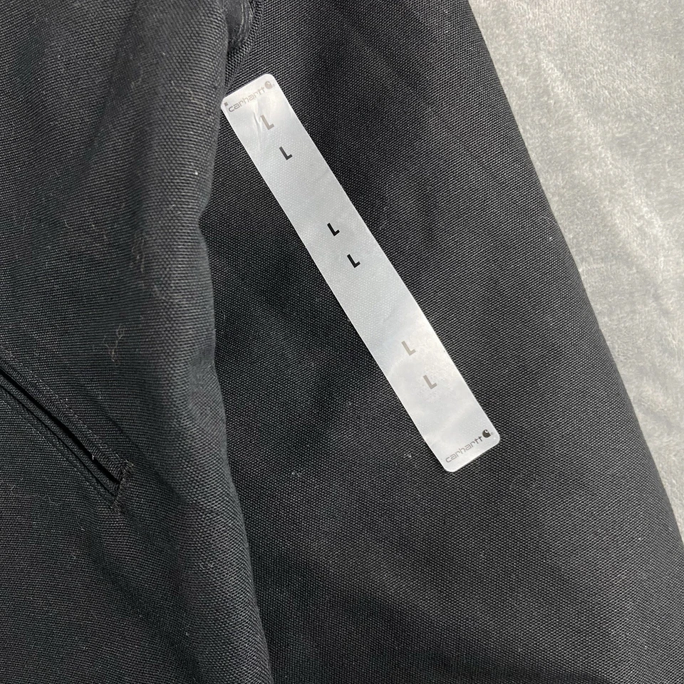 Carhartt Detroit Jacket Mens Large J001 BLK Wool Blanket Lined Made in USA Y2K - Image 4 of 4