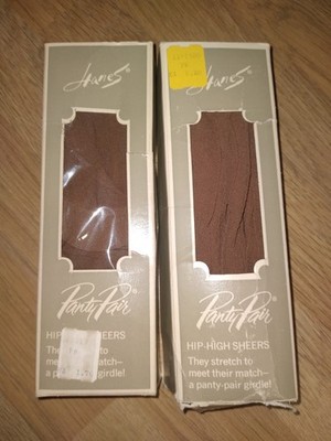 2 Paar Vintage 80er Jahre American Cantrece II Strümpfe kaum da Größe M