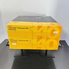 Lot of 2 KODAK CAROUSEL TRANSVUE 140 SLIDE TRAY WITH BOXES