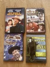 Lot Of 4 DVDs The Great St Louis Bank Robbery Long John Silver She Wore A Yellow