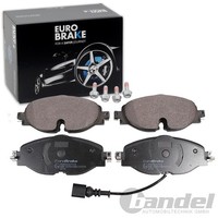 Eurobrake BremsbelÄGe Satz Vorderachse Passend FÜR Audi A1 A3 Q2 Q3 Tt Cupra