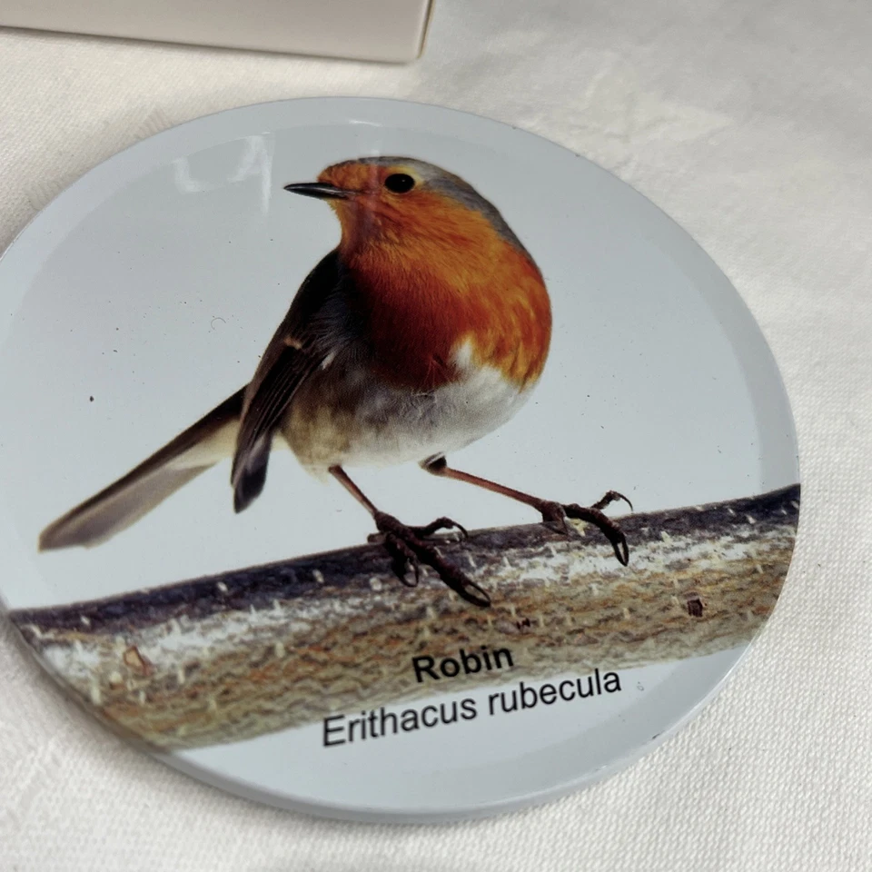 Birds English Garden Cork-Back Coasters – Set of 4 Assorted – 9cm - Image 4 of 4