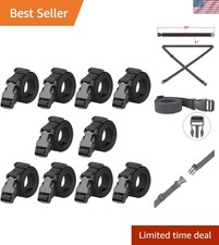 78" x 1" Strap Buckle Packing Straps Adjustable 1-Inch Belt
