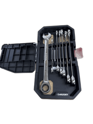 #ad Husky BITE Metric 72 Tooth Ratcheting Wrench Set 7 Piece MISSING $24.99