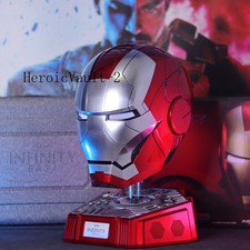 AUTOKING 1:1 Iron Man MK5 Helmet Wearable Voice Control Mask Cosplay Toy Gifts