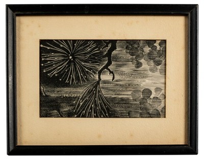 David Grose (1922-2016),  June ,  Woodcut Engraving from Nature, Framed