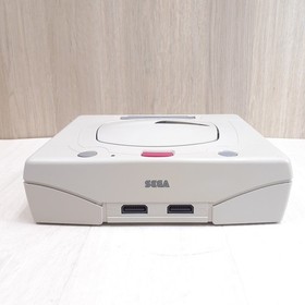 Sega Saturn White Console with 2 controllers & 5 games tested Japan HST-3220