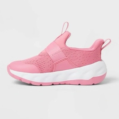 NWT All In Motion Toddler Dannie Slip-On Performance Sneakers Pink Size 5