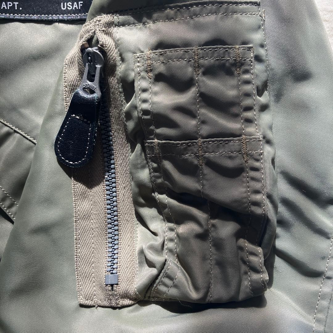 Buzz Rickson's TYPE L-2B Flight Jacket Snoopy Pea… - image 11