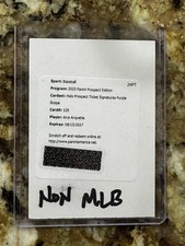 💥2025 Panini Prospect Aiva Arquette Purple Scope AUTO /49 Marlins REDEMPTION🔥