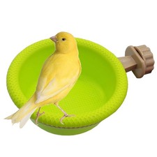 Multi-Function Caged Bird Bath Bird Cage Parrot Supplies Bathing Tub for Cana...