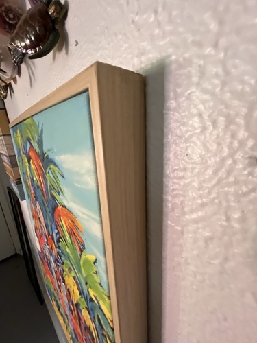 24 B "x36 H" KIEFERNINSEL PALME von SALLY EVANS - TROPISCHE BÄUME - AUSWAHL an LEINWAND - Bild 11 von 17