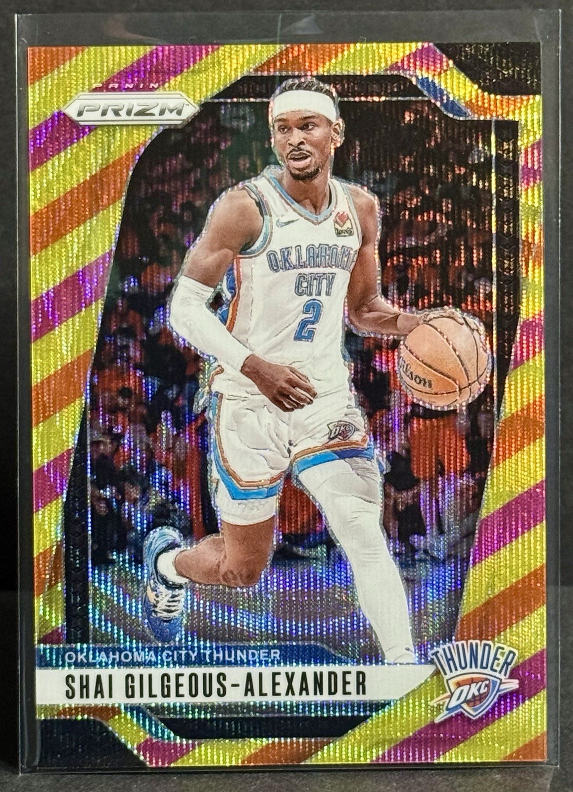 2024-25 Panini Prizm Shai Gilgeous-Alexander Multi Wave Prizm /88 #113 MVP