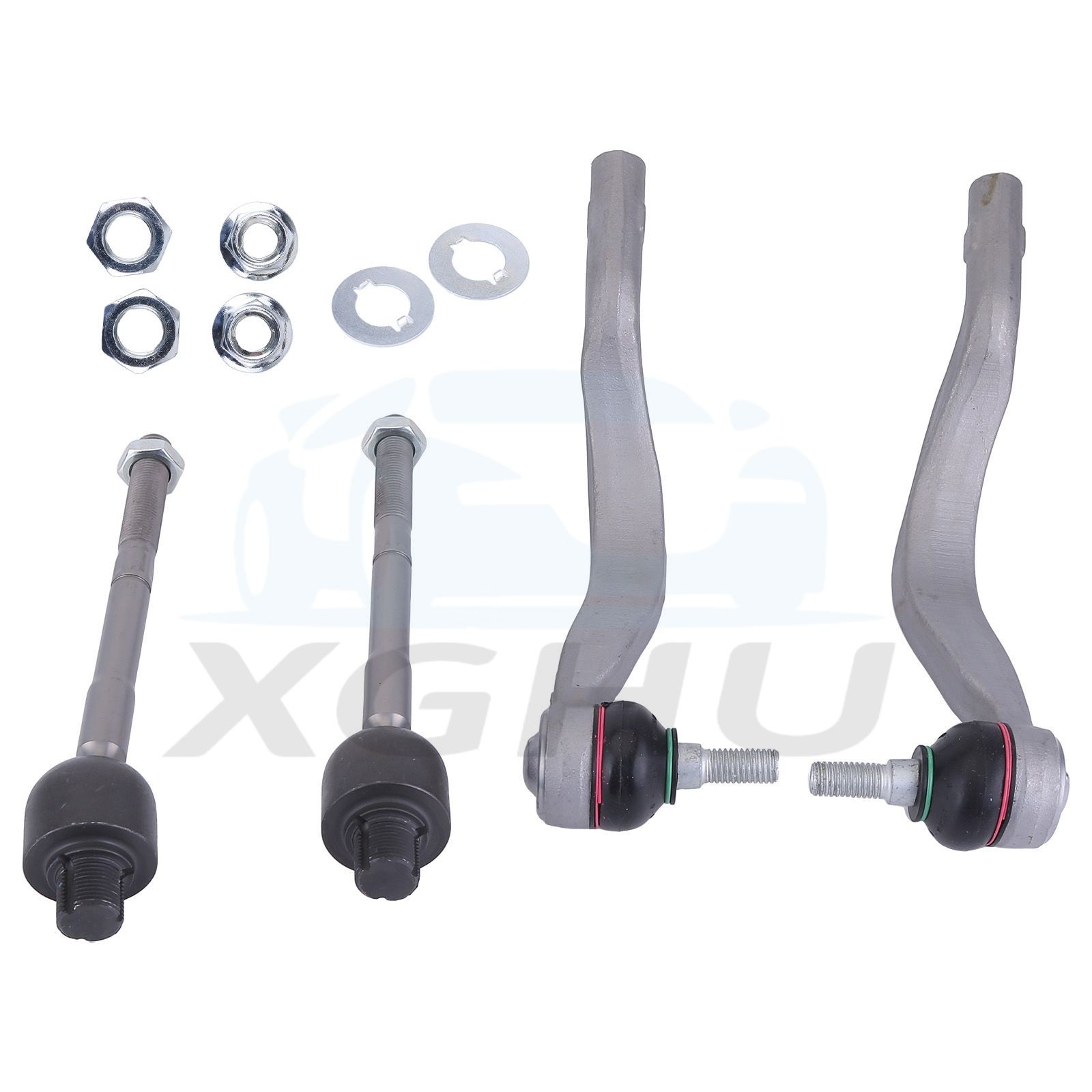 For 2014-2017 Maserati Ghibli Quattroporte Inner Outer Tie Rod End Left & Right