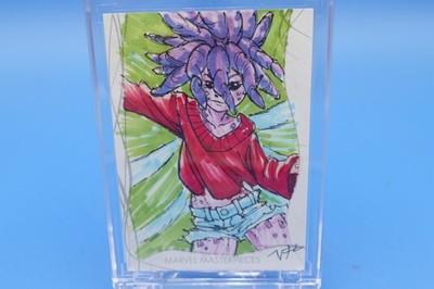 2020 Upper Deck Marvel Masterpieces 1/1 Sketch Captain Lestrange Todd Vertiz