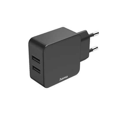 HAMA 2-Fach USB Typ-A Ladegerät