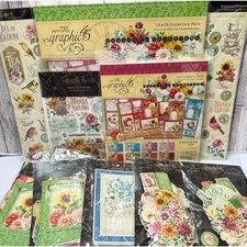 Graphic 45 SEASON TO CELEBRATE 12x12 8x8 Paper Stickers Die Cuts Kit