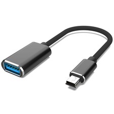 Mini USB OTG Cable For Digital Cameras USB A Female To Mini USB B 5-Pin Male
