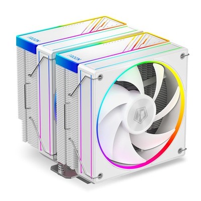 FROZN A620 ARGB White - 6.1'' Height White Dual-Tower Air CPU Cooler with ARGB...